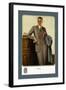 Young Men's Two-Button Sack-null-Framed Art Print