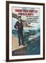 Young Men Wanted for U.S. Navy-null-Framed Art Print