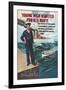 Young Men Wanted for U.S. Navy-null-Framed Art Print