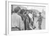 Young men who have been drafted wait in line to be processed into the US Army at Fort Jackson, SC-Warren K. Leffler-Framed Photographic Print