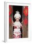 Young Miao Woman Wearing Traditional Costumes and Silver Jewellery, Guizhou, China-Nadia Isakova-Framed Photographic Print