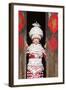 Young Miao Woman Wearing Traditional Costumes and Silver Jewellery, Guizhou, China-Nadia Isakova-Framed Photographic Print