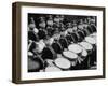 Young Military Cadet Drummers in May Day Parade-Howard Sochurek-Framed Photographic Print