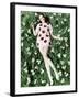 Young Model Biddy Lampard in the Grass Wearing a Short Dress (With Daisies) Inspired by Courreges-null-Framed Photo