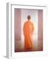 Young Monk, Back View, Vietnam-Lincoln Seligman-Framed Giclee Print