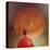 Young Monk with Gong-Lincoln Seligman-Stretched Canvas