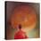 Young Monk with Gong-Lincoln Seligman-Stretched Canvas