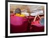 Young Monks Studying, Chimi Lhakhang Monastery, Pana, Bhutan-Peter Adams-Framed Photographic Print