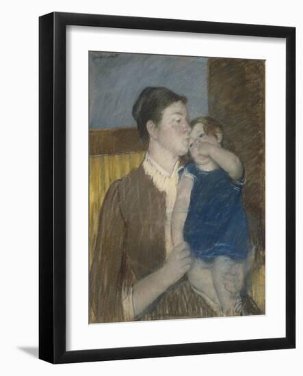 Young Mother, 1888-Mary Cassatt-Framed Giclee Print