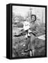 Young Mother and Her Baby Girl, Ca. 1942-null-Framed Stretched Canvas