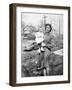 Young Mother and Her Baby Girl, Ca. 1942-null-Framed Photographic Print