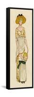 Young Mother and Her Child-Kate Greenaway-Framed Stretched Canvas