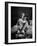 Young Mother Hugging One of Her Sons-Mark Kauffman-Framed Photographic Print