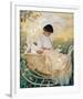 Young Mother in the Garden-Mary Cassatt-Framed Premium Giclee Print