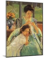 Young Mother Sewing, 1900-Mary Cassatt-Mounted Giclee Print
