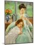 Young mother sewing, 1901 Canvas,92,4 x 73,7 cm.-Mary Cassatt-Mounted Giclee Print