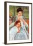 Young Mother Sewing-Mary Cassatt-Framed Art Print