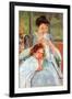 Young Mother Sewing-Mary Cassatt-Framed Art Print