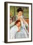 Young Mother Sewing-Mary Cassatt-Framed Art Print