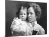 Young Mother with Her Toddler Son, Ca. 1913-null-Mounted Photographic Print