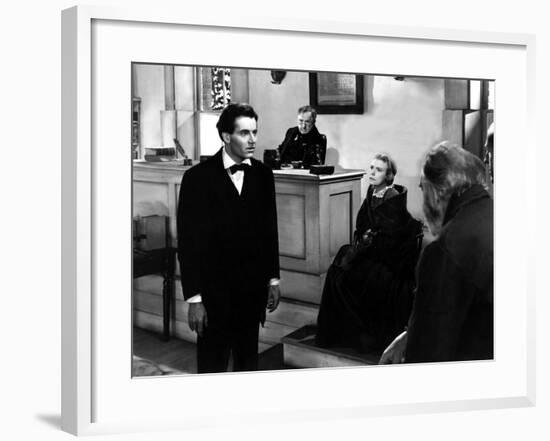 Young Mr. Lincoln, Henry Fonda, Spencer Charters, Alice Brady, 1939-null-Framed Photo