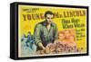 Young Mr. Lincoln, UK Movie Poster, 1939-null-Framed Stretched Canvas