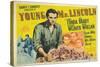 Young Mr. Lincoln, UK Movie Poster, 1939-null-Stretched Canvas