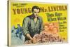 Young Mr. Lincoln, UK Movie Poster, 1939-null-Stretched Canvas