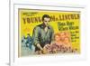 Young Mr. Lincoln, UK Movie Poster, 1939-null-Framed Premium Giclee Print