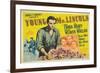 Young Mr. Lincoln, UK Movie Poster, 1939-null-Framed Premium Giclee Print