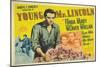 Young Mr. Lincoln, UK Movie Poster, 1939-null-Mounted Art Print