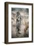 Young Mundari Herder-Trevor Cole-Framed Photographic Print