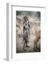 Young Mundari Herder-Trevor Cole-Framed Photographic Print