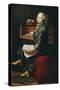 Young Musician at the Harpsicord-null-Stretched Canvas