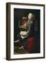 Young Musician at the Harpsicord-null-Framed Giclee Print