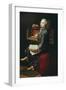Young Musician at the Harpsicord-null-Framed Giclee Print