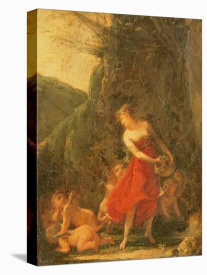 Young Naiad Tickled by the Cupids-Pierre-Paul Prud'hon-Stretched Canvas