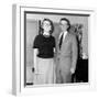 Young Newlyweds Smile for a Portrait, Ca. 1956-null-Framed Photographic Print