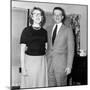 Young Newlyweds Smile for a Portrait, Ca. 1956-null-Mounted Photographic Print