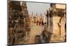 Young Novices Run Through the Pagodas, Kakku Pagoda Complex, Myanmar (Burma), Asia-Colin Brynn-Mounted Photographic Print