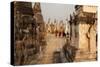 Young Novices Run Through the Pagodas, Kakku Pagoda Complex, Myanmar (Burma), Asia-Colin Brynn-Stretched Canvas