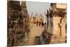 Young Novices Run Through the Pagodas, Kakku Pagoda Complex, Myanmar (Burma), Asia-Colin Brynn-Mounted Photographic Print