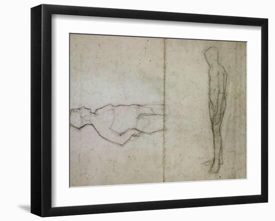 Young Nude, circa 1896-Amedeo Modigliani-Framed Giclee Print