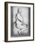 Young Nude Woman, Seated, Turned to the Right-Peter Paul Rubens-Framed Giclee Print