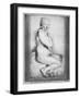 Young Nude Woman, Seated, Turned to the Right-Peter Paul Rubens-Framed Giclee Print