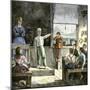 Young Orator in a Village Public School, 1800s-null-Mounted Giclee Print