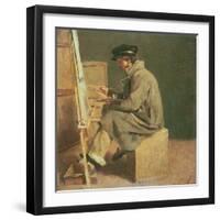 Young Painter at His Easel-Theodore Gericault-Framed Giclee Print