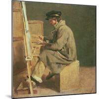 Young Painter at His Easel-Theodore Gericault-Mounted Giclee Print