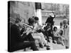 Young Parisian Musicians Enjoying an Impromptu Outdoor Concert on the Banks of the Seine River-Alfred Eisenstaedt-Stretched Canvas