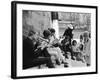 Young Parisian Musicians Enjoying an Impromptu Outdoor Concert on the Banks of the Seine River-Alfred Eisenstaedt-Framed Photographic Print